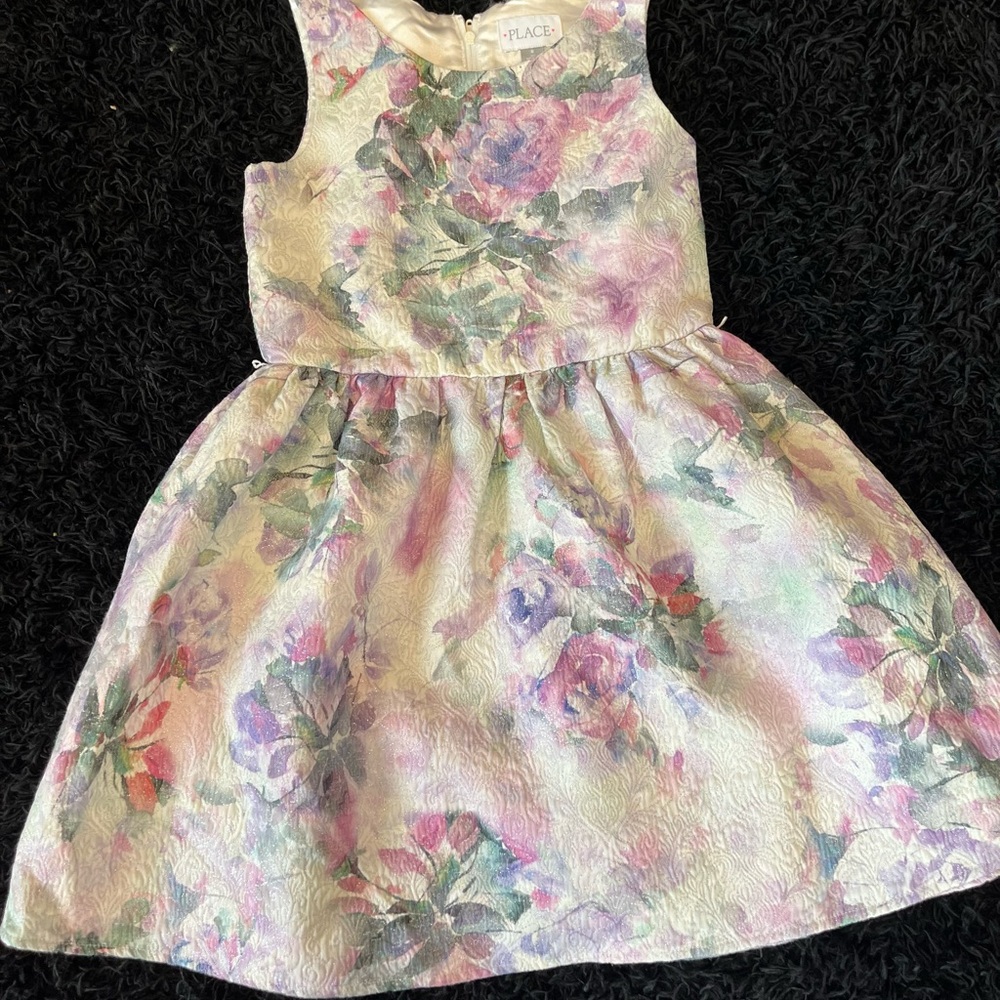 Girl Floral Sleeveless Dress